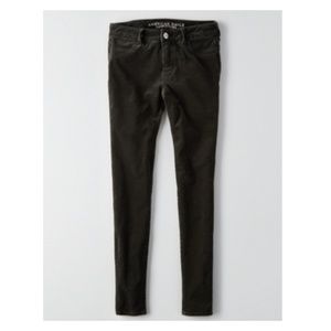 AEO Cord X4 Jegging, Jade, 4 Regular - NWT